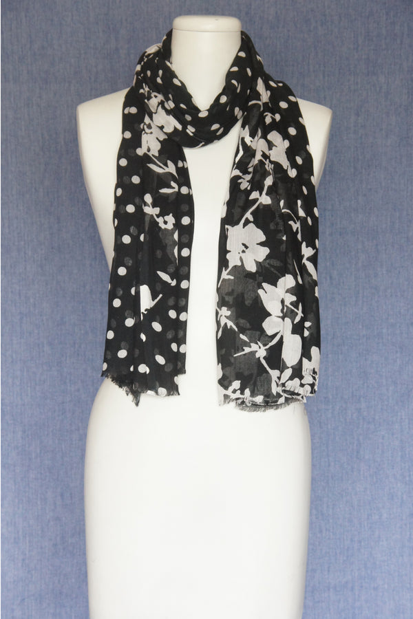 Diagonal Print Scarf (SE-1570)